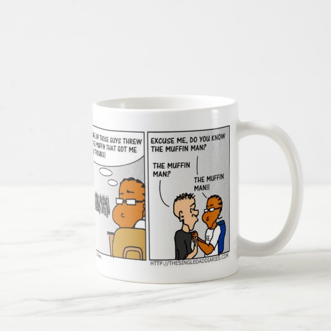 Taza De Café Solos diarios del papá - detención (Derecha)