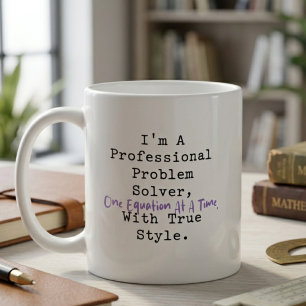 Taza De Café Solucionador Profesional de Problemas al Estilo de