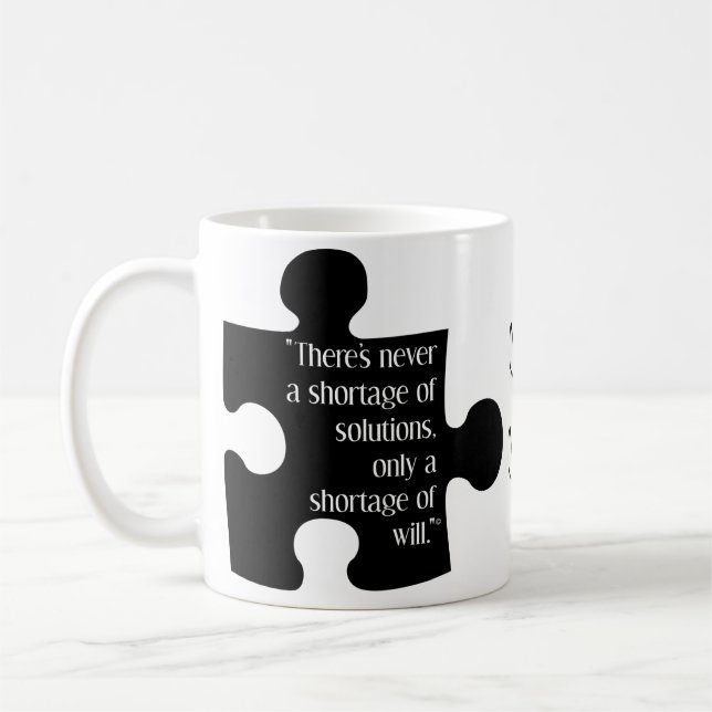 Taza De Café "Soluciones" Coffee Mug (Izquierda)