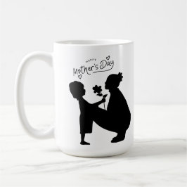 Taza De Café "Sombras de amor - el más sentido arte del Día de 