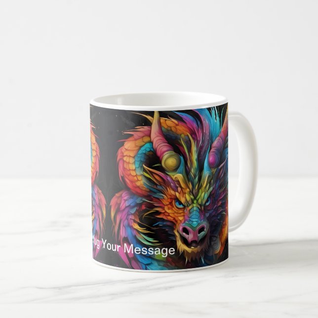 Taza De Café Sombras de dragón (Anverso derecho)