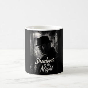 Taza De Café Sombras de la noche - Diseño de estilo Noir cinema