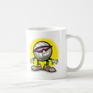 Taza De Café Sombras del voleibol