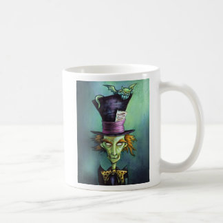 Taza De Café Sombrerero enojado oscuro de Alicia en el país de