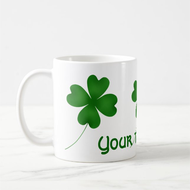 Taza De Café Sombrero con suerte simple (Izquierda)