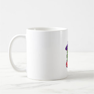 Taza De Café Sombrero de Bruja de Rana Arte de Halloween Lindo