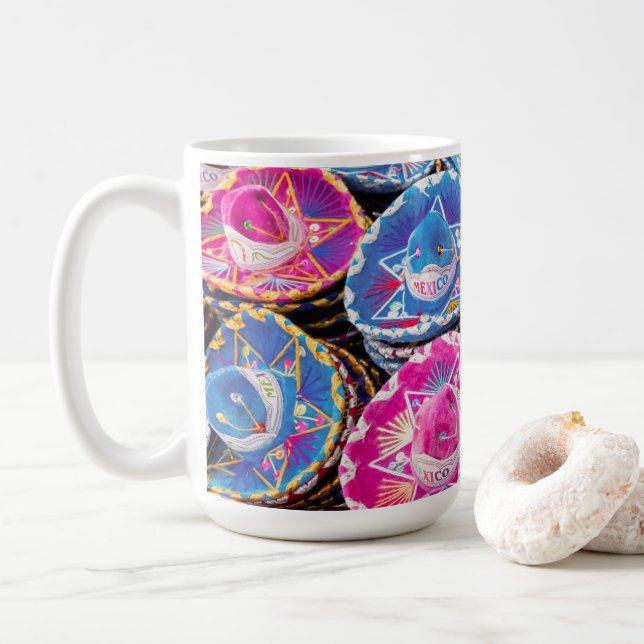 Taza De Café Sombrero mexicano (Con donut)