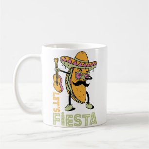Taza De Café Sombrero Mexicano Poncho Vamos A Fiesta Dabbing Ta