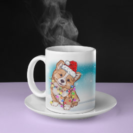 Taza De Café Sombrero Personalizado de Santa Feliz Navidad Aman