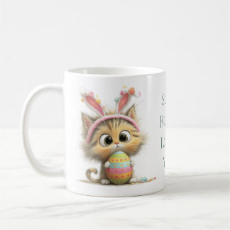 Taza De Café Some Bunny Loves You Easter Cat Mug