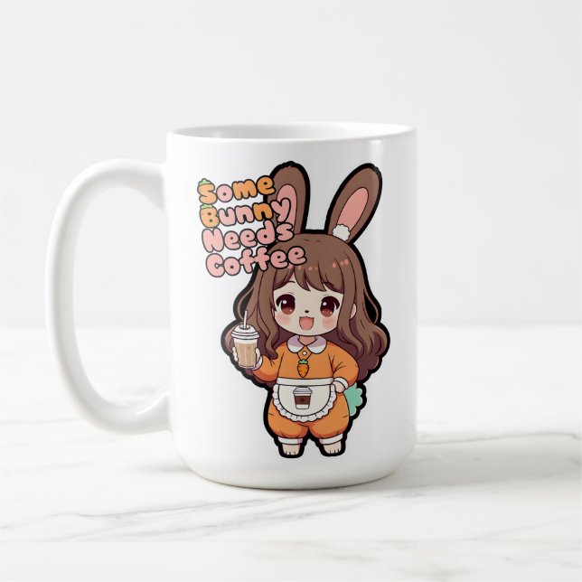Taza De Café Some Bunny Needs Coffee (Izquierda)