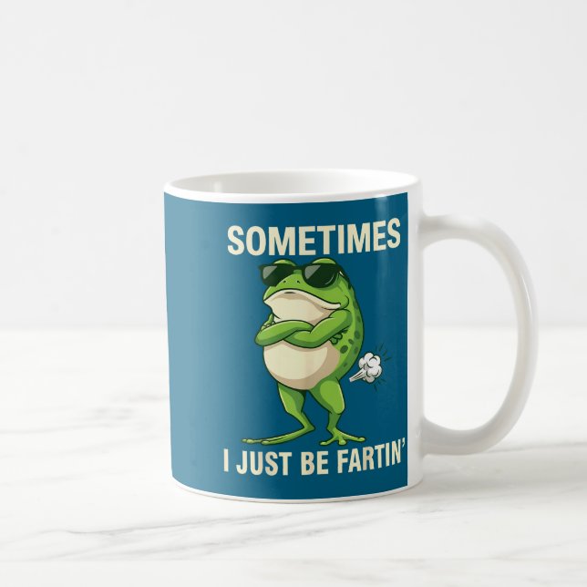 Taza De Café Sometimes Just Farting Frog I Custom (Derecha)