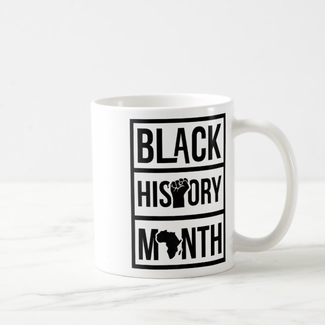Taza De Café Somos la historia negra, los hombres afroamericano (Derecha)