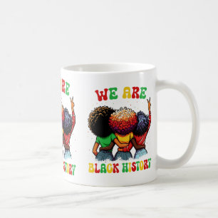 Taza De Café Somos orgullosos de la historia negra afroamerican