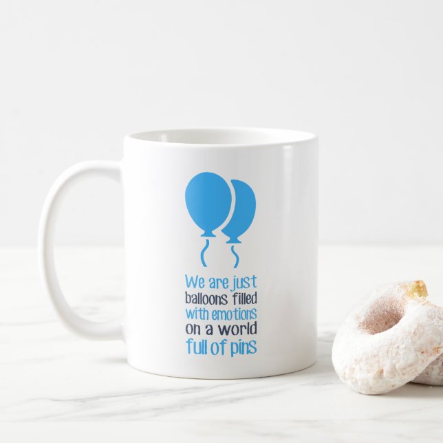 Taza De Café Somos sólo globos (Con donut)