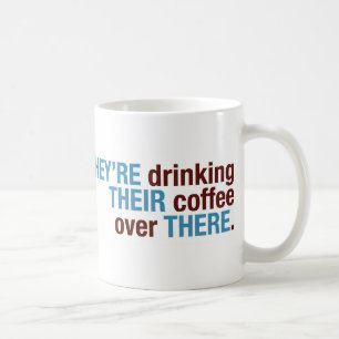 Taza De Café Son, su, allí asaltan
