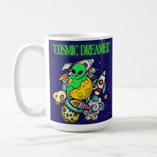 Taza De Café soñador cósmico (Izquierda)