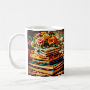 Taza De Café Soñador en Palabras Amante de Libros