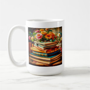 Taza De Café Soñador en Palabras Amante de Libros