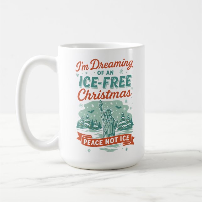 Taza De Café Soñando con una Navidad sin HIELO (Izquierda)