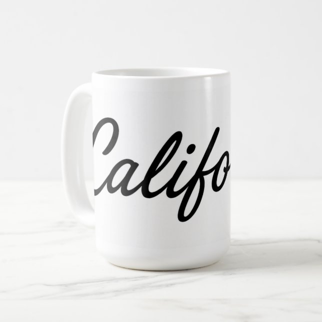 Taza De Café Soñando en California (Anverso izquierdo)