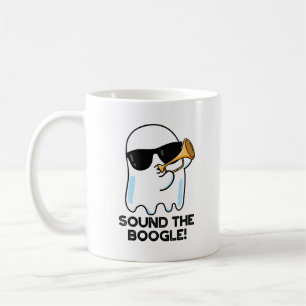 Taza De Café Sonar El Funny Ghost Bugle Pun