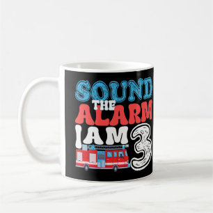 Taza De Café Sonar la alarma de que soy 3 divertidos niños de t