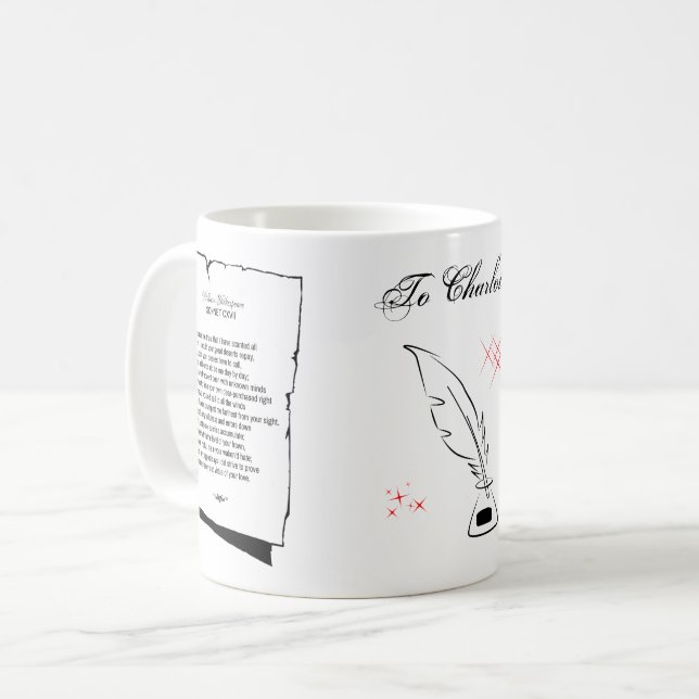 Taza De Café Soneto 117 de Shakespeare (Anverso izquierdo)
