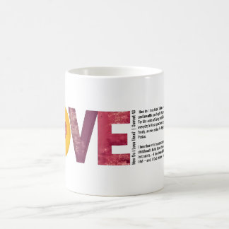 Taza De Café Soneto 43 personalizable vintage para el día de Sa