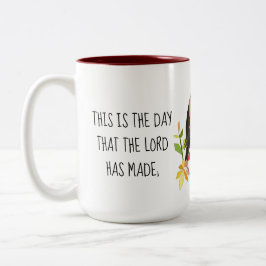 Taza De Café Songbird, w Verse de Psalm 118:24