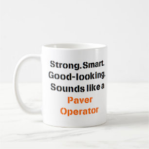 Taza De Café sonido de operador de pavimento Mug