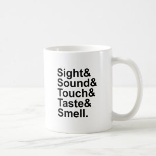 Taza De Café Sonido visual Taste Taste Smell   Cinco sentidos