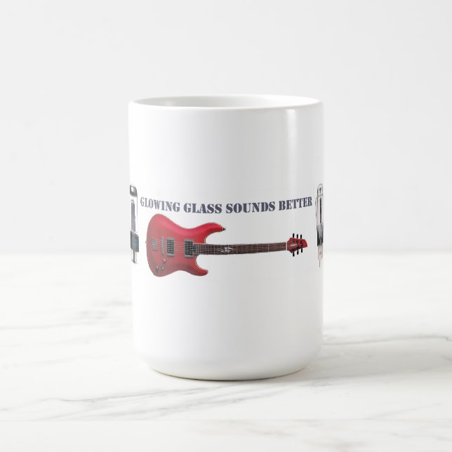 Taza De Café Sonidos de cristal que brillan intensamente mejor (Centro)