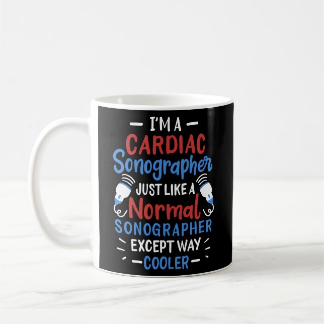 Taza De Café Sonógrafo cardiaco ecocardiógrafo Echo Tech (Izquierda)