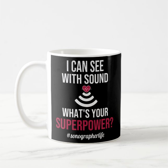 Taza De Café Sonógrafo estudiantil sonógrafo sonógrafo (Izquierda)