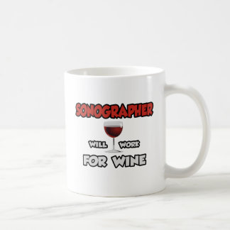 Taza De Café Sonógrafo... Trabajará Para El Vino