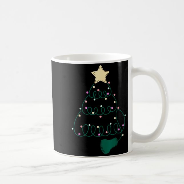 Taza De Café Sonographer Christmas Tree Ultrasound Mfm Sonograp (Derecha)