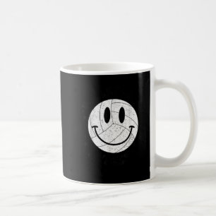 Taza De Café Sonrían voleibol de mamá, sonrisas de voleibol