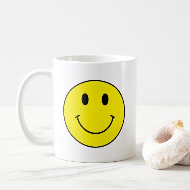 Taza De Café Sonríe para tu jefe (Con donut)