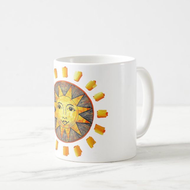 Taza De Café Sonriente Sun Mug (Anverso derecho)