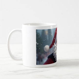 Taza De Café Sonrisa alegre de Santa Claus - Manipulación de Na