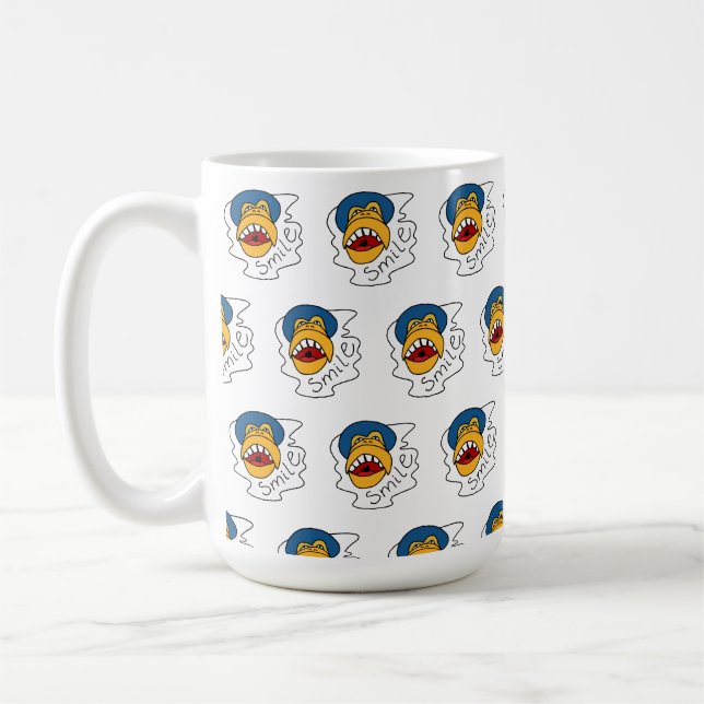 Taza De Café Sonrisa cara de mono (Izquierda)