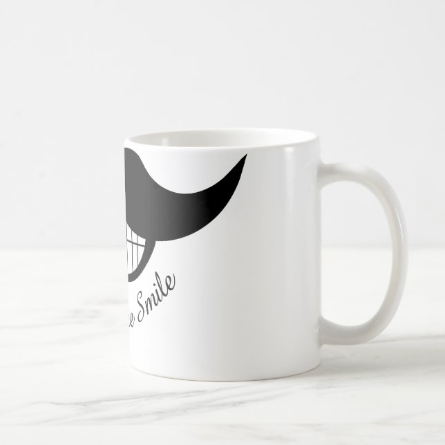 Taza De Café Sonrisa de bigote (Derecha)