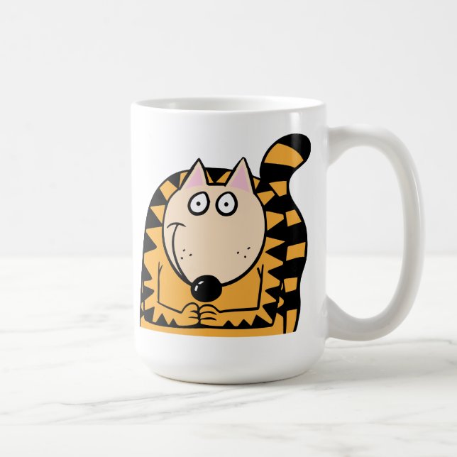 Taza De Café Sonrisa del gato (Derecha)