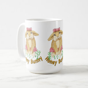 Taza De Café Sonrisa encantadora de Honey Bunny
