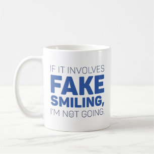 Taza De Café Sonrisa falsa