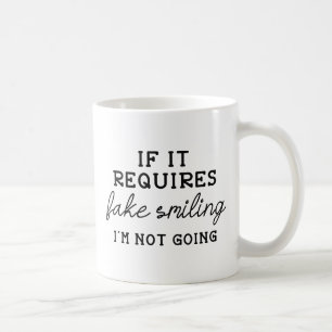 Taza De Café Sonrisa falsa