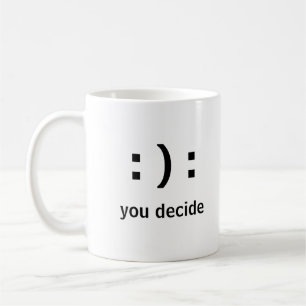 Taza De Café Sonrisa moderna minimalista o Froti decides Cita