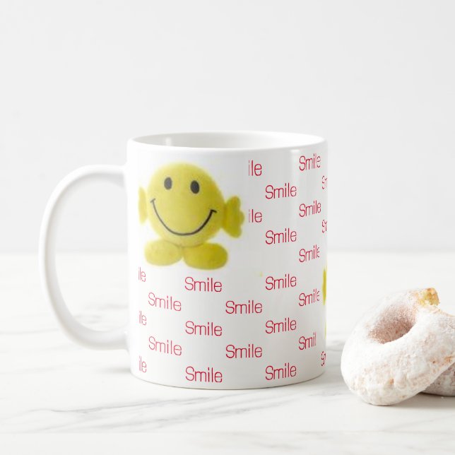 Taza De Café Sonrisa Mug (Con donut)