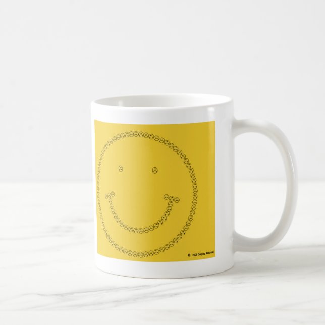 Taza De Café Sonrisa que frunce el ceño (Derecha)